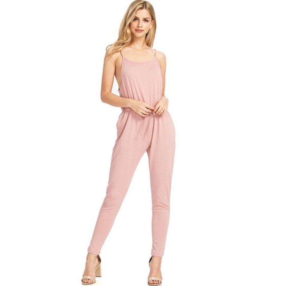 Ambiance Blush/Pink Jumpsuit, M